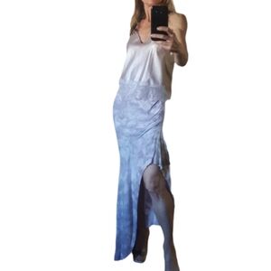 Young Fabulous & Broke Laced Tie Die Maxi Skirt